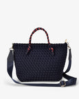 Michigan Tote- Navy Neo Plait