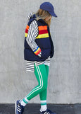 Retro Puffer Vest- Navy