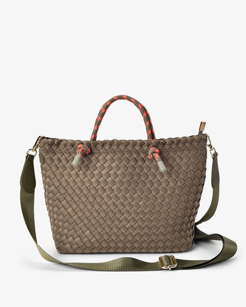 Michigan Tote- Khaki Neo Plait