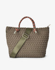 Michigan Tote- Khaki Neo Plait