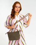 Panama Crossbody- Khaki Neo Plait