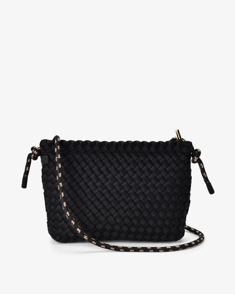 Panama Crossbody- Black Neo Plait