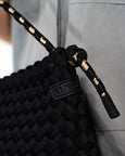 Panama Crossbody- Black Neo Plait