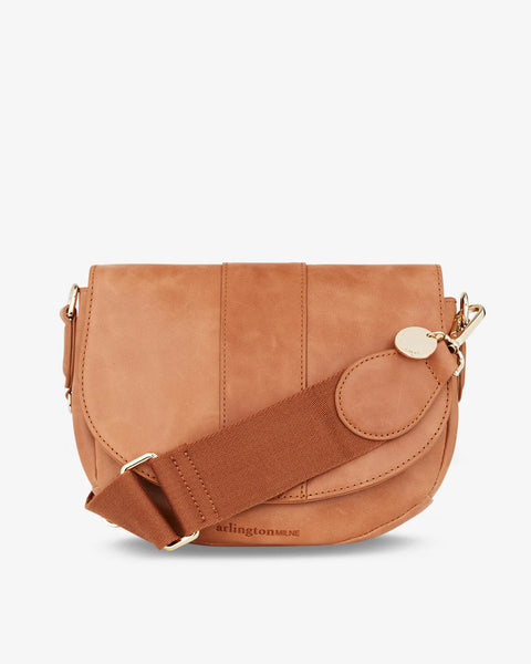 Zara Saddle Bag- Vintage Tan