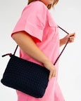 Panama Crossbody- Navy Neo Plait