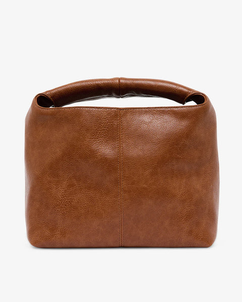 Linton Crossbody Large- Tan Pebble