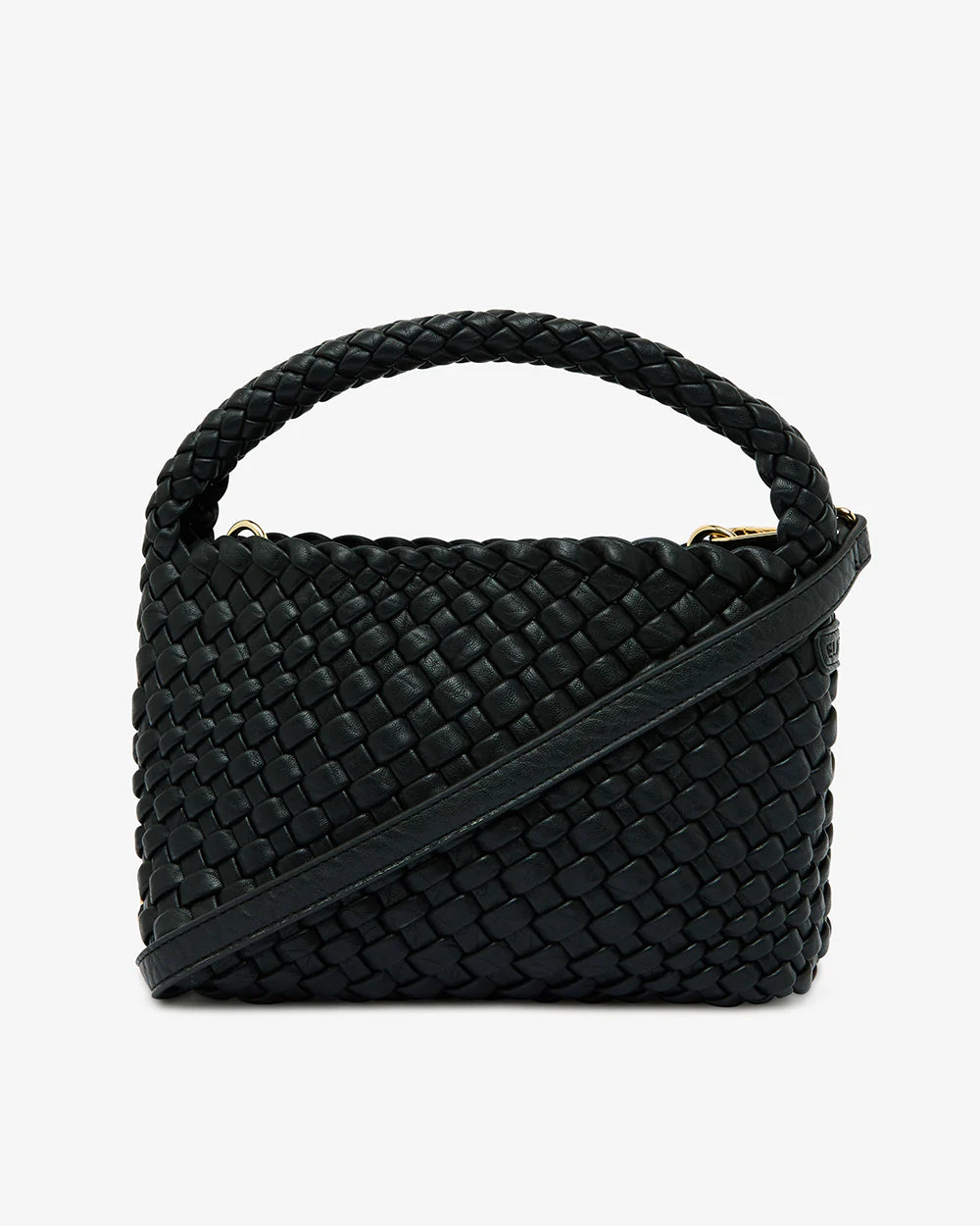 Linton Crossbody- Black Plait
