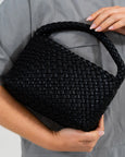 Linton Crossbody- Black Plait