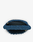 Linton Crossbody- Denim Plait