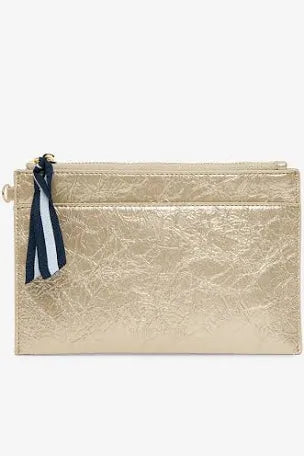 New York Coin Purse- Gold Crinkle