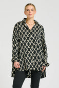 The Marnie Shirt- Moroccan Print