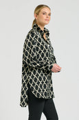 The Marnie Shirt- Moroccan Print