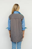 The Boyfriend Shirt- Chocolate Combo