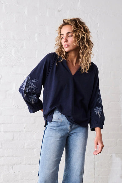 Kimberley Top- Navy