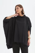 Statement Neck Tunic- Black