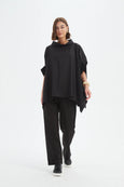 Statement Neck Tunic- Black