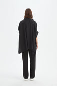 Statement Neck Tunic- Black
