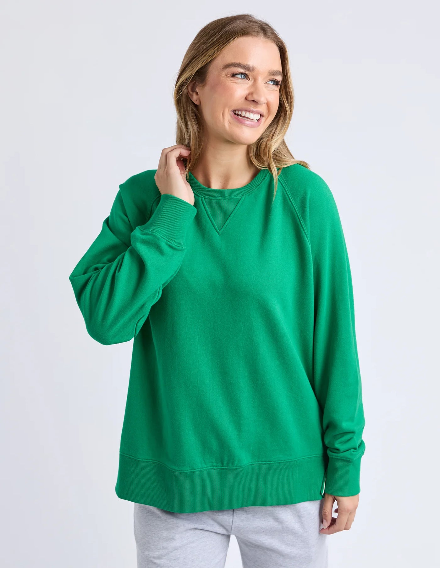 Melbourne Crew- Pine Green