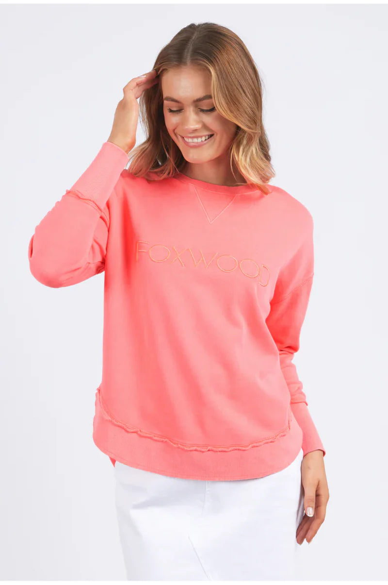 Simplified Crew- Neon Pink