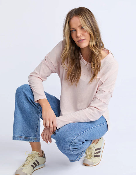 Jayne Throw On Top- Pale Pink