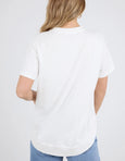 Farrah Short Sleeve Tee- White