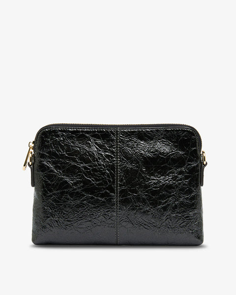 Bowery wallet- Charcoal Crinkle