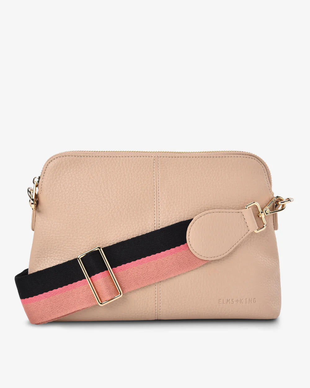 Burbank Crossbody- Neutral Pebble