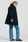 Selina Swing Coat- French Navy