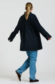 Selina Swing Coat- French Navy