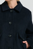 Selina Swing Coat- French Navy