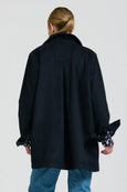 Selina Swing Coat- French Navy