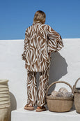 Zali Shirt- Chocolate
