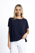 Lush Top- Navy