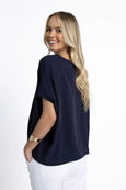 Lush Top- Navy