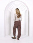 Leo Barrel Jeans- Chocolate