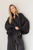 Portofino Luxe Dreams Blouse- Noir