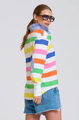 Rugby Sweat-Summer Bright Stripe