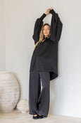 Portofino Luxe Dreams Blouse- Noir