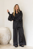 Portofino Luxe Dreams Blouse- Noir