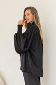 Portofino Luxe Dreams Blouse- Noir