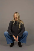 Anchor Sweater- Charcoal