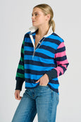 Rugby Sweatshirt- Navy Combo