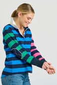 Rugby Sweatshirt- Navy Combo