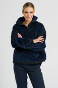 Popover Fleece Sweatshirt - Navy Blue