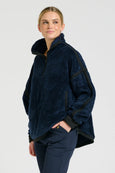 Popover Fleece Sweatshirt - Navy Blue