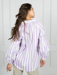 Kell Stripe Shirt- Lilac