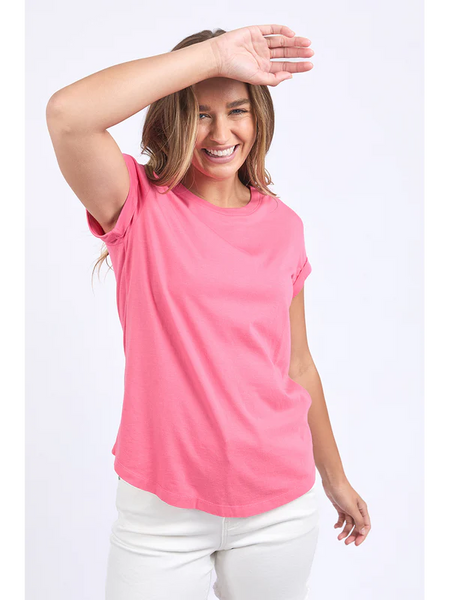 Manly Tee- Hot Pink