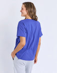 Halli SS Tee- Ocean Blue