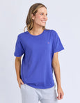 Halli SS Tee- Ocean Blue
