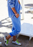 Vintage Track Pant- Faded Blue